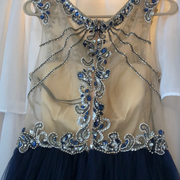 Beautiful Navy Homecoming dress worn once - Picture 2 of 5
